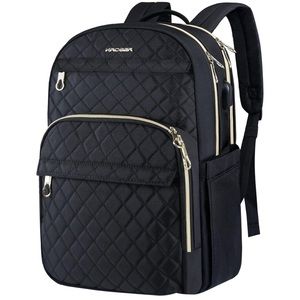 Kroser Laptop Backpack 15.6in with USB Charging Port - Black